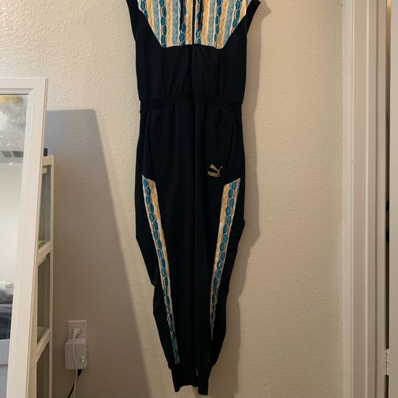 Black, blue, yellow puma jumpsuit - Picture 2 of 4